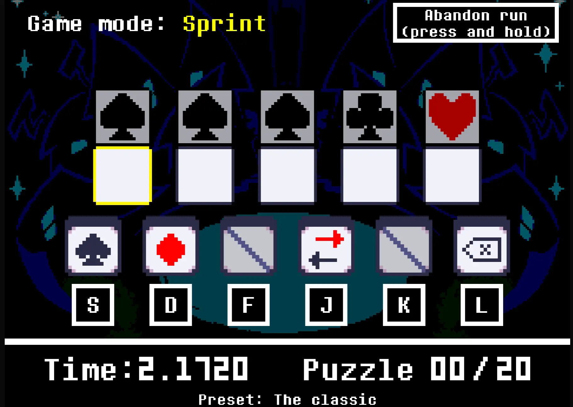 Deltarune Battle Simulator gameplay screenshot showing main menu and game interface