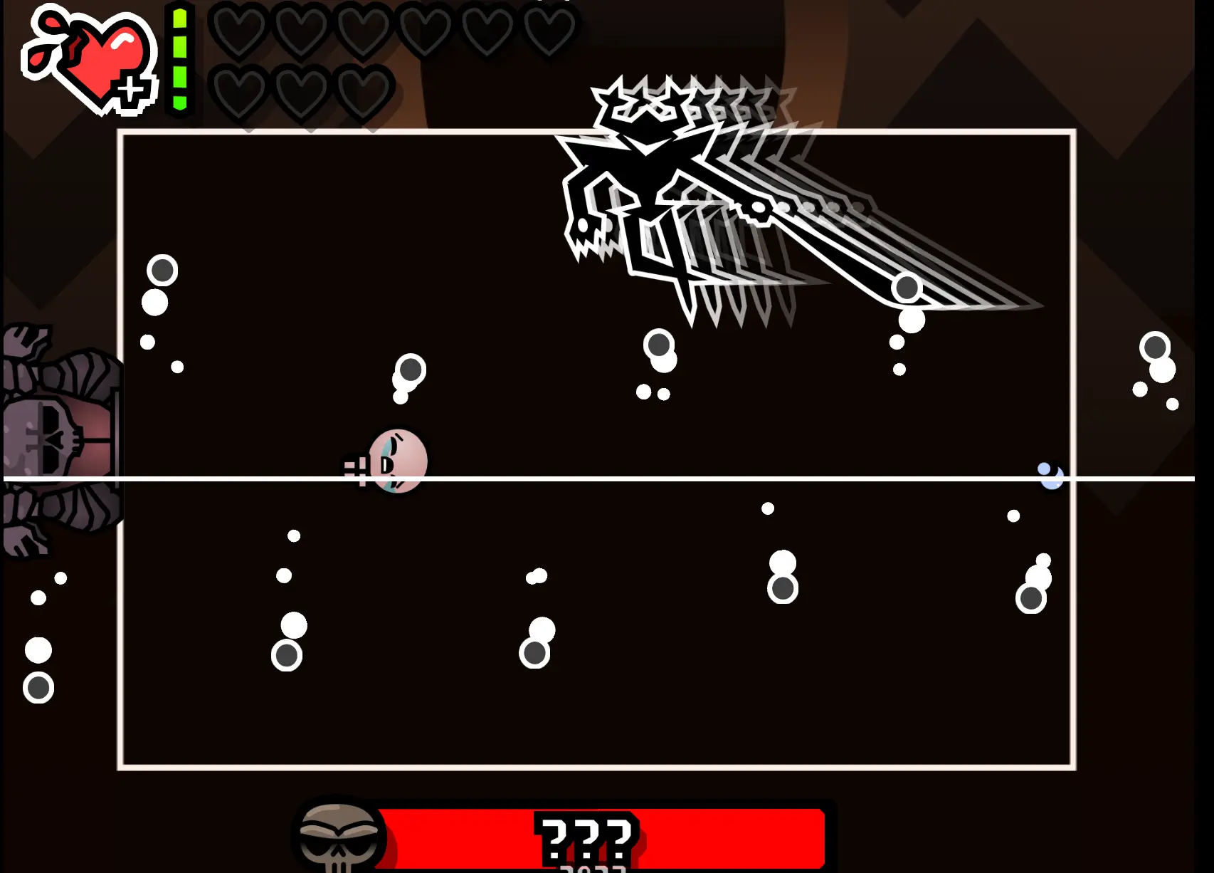 Isaac facing the Roaring Knight in crossover combat