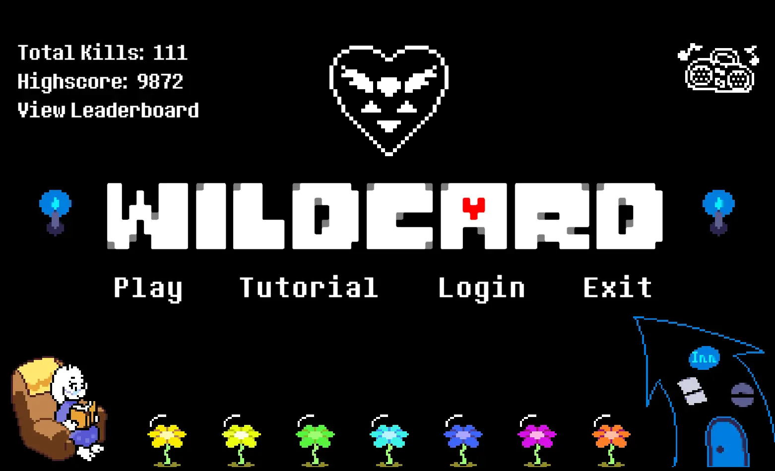 Wild Card Deltarune Character Combat Screenshot